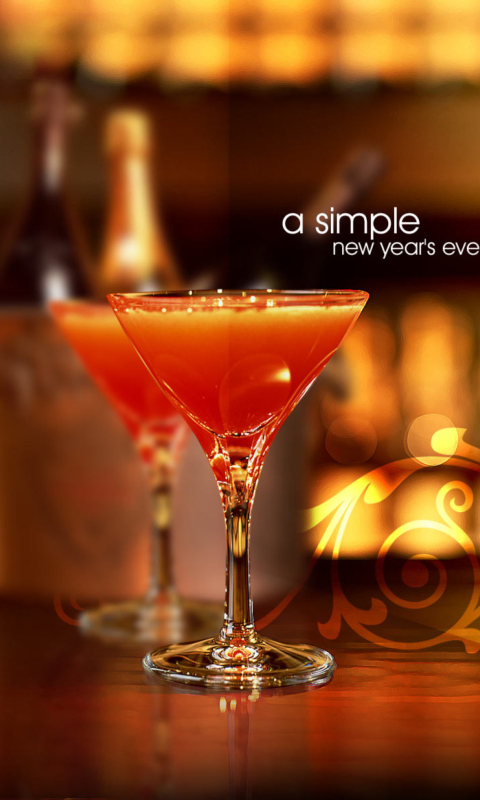 Das New Years Eve Wallpaper 480x800