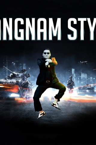 Gangnam Style wallpaper 320x480