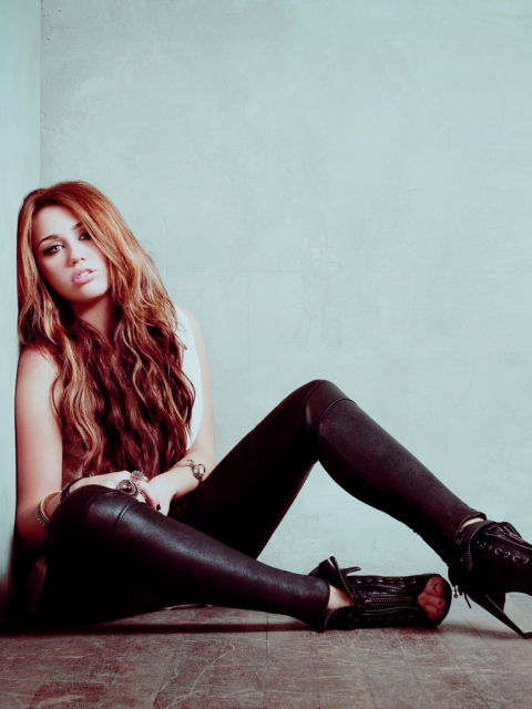 Обои Miley Cyrus Hot 480x640