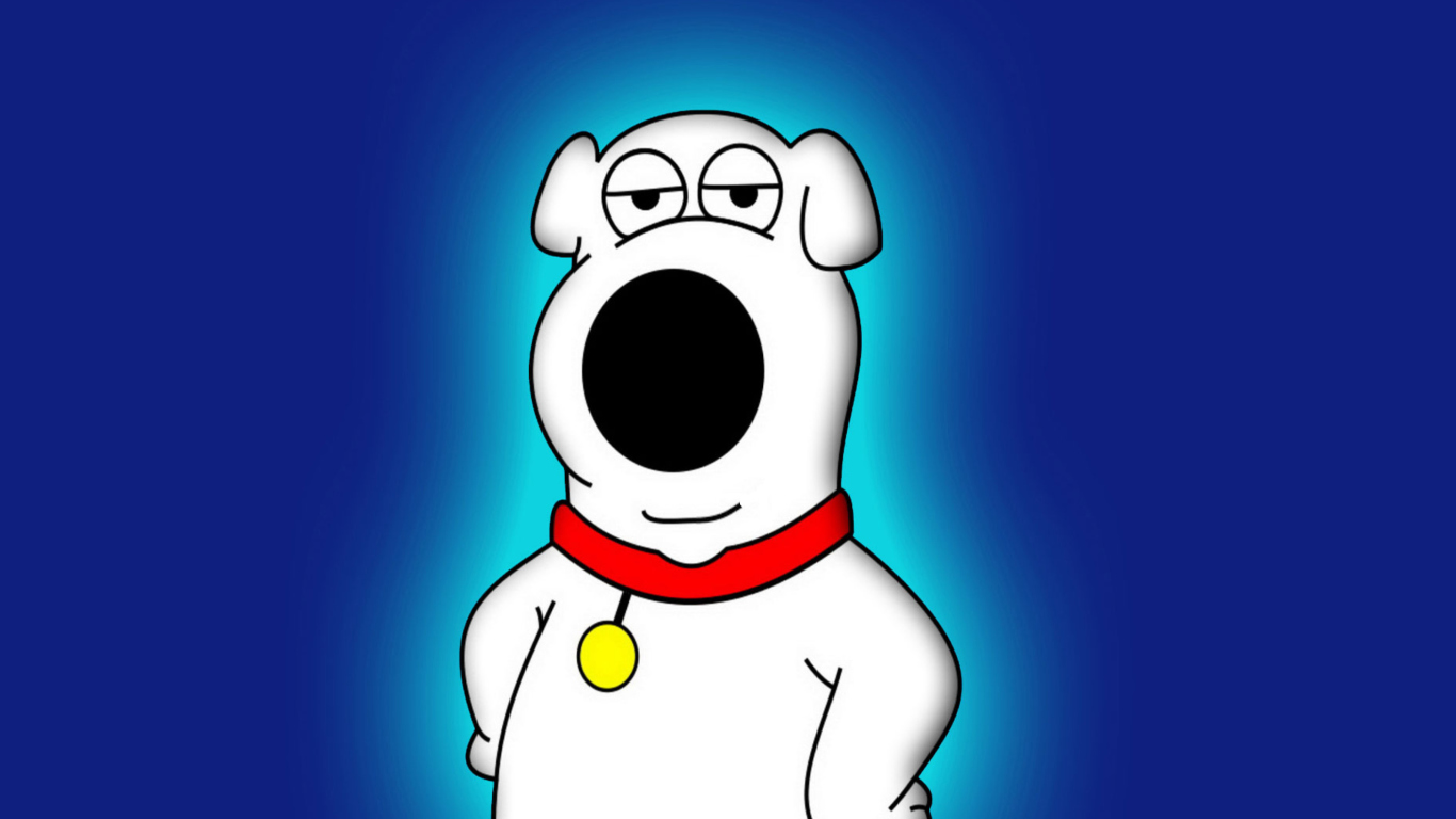 Sfondi Brian Griffin Family Guy 1366x768