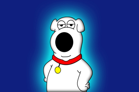 Fondo de pantalla Brian Griffin Family Guy 480x320