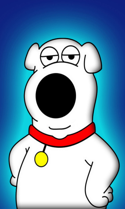 Das Brian Griffin Family Guy Wallpaper 480x800