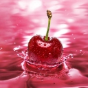 Red Cherry Splash screenshot #1 128x128