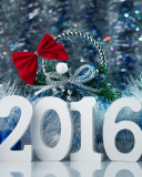 Обои Happy New Year 2016 Wallpaper 128x160