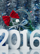 Das Happy New Year 2016 Wallpaper Wallpaper 132x176