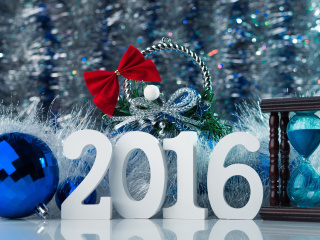 Обои Happy New Year 2016 Wallpaper 320x240