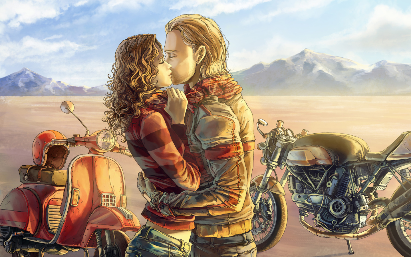 Biker Kiss screenshot #1 1440x900