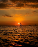 Sfondi Sunset Sailing 128x160