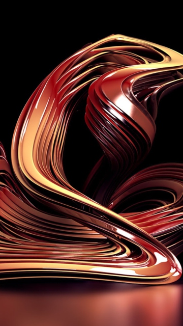 Fondo de pantalla Brown Abstract 360x640