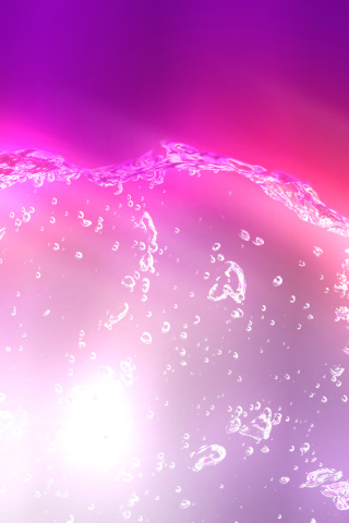 Das Colored Drops Wallpaper 320x480