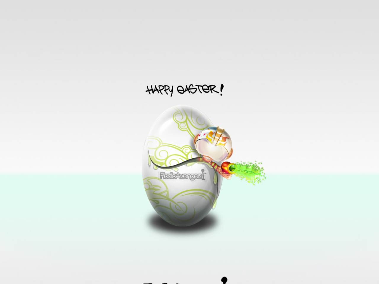 Das Happy Easter Wallpaper 1280x960