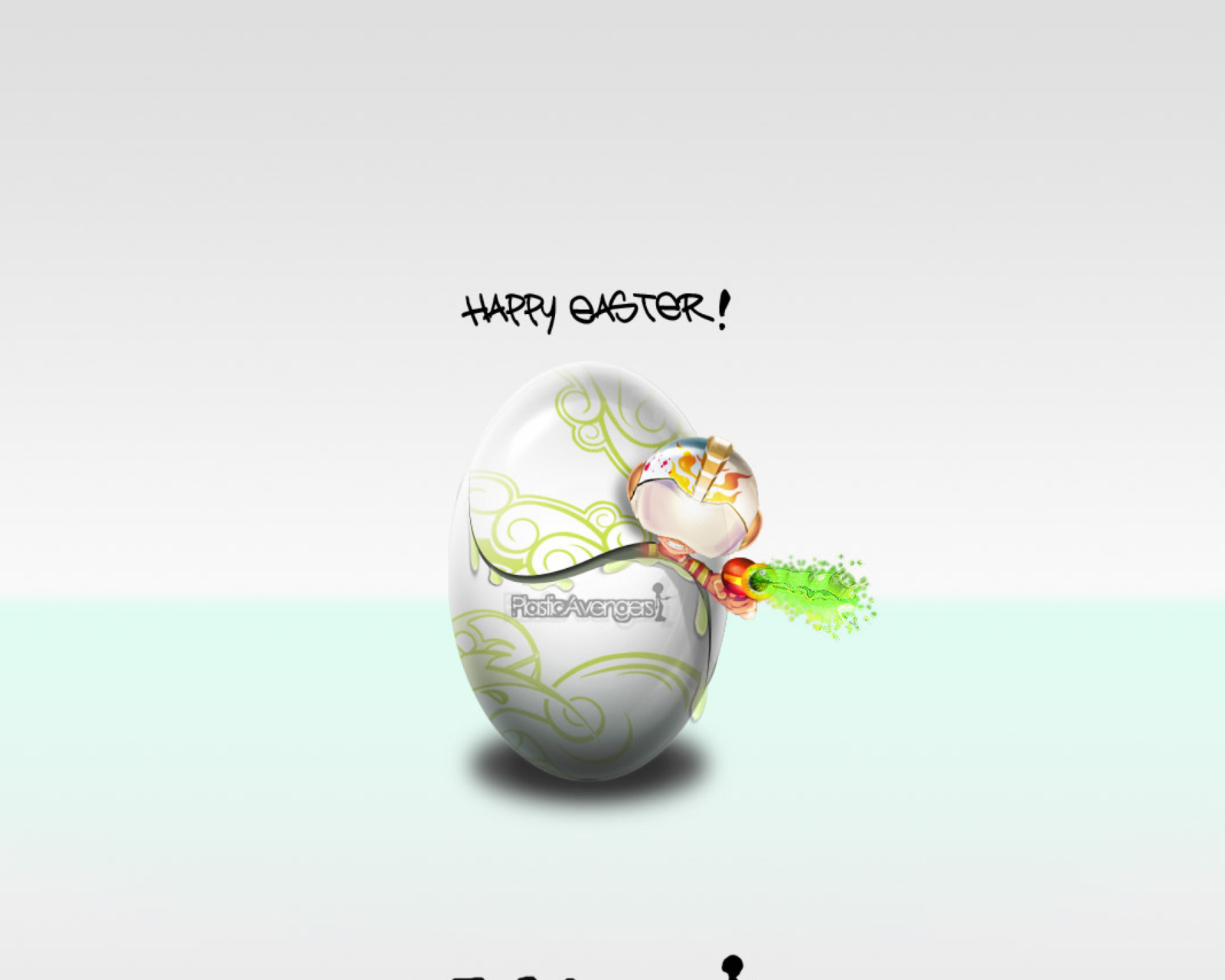 Das Happy Easter Wallpaper 1600x1280