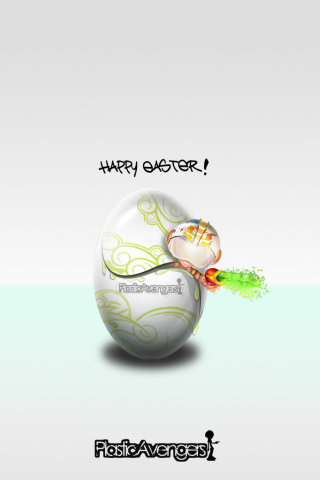 Fondo de pantalla Happy Easter 320x480