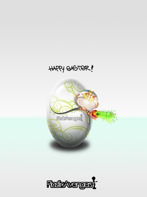 Happy Easter wallpaper 480x640