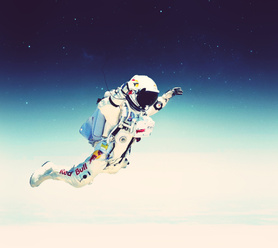 Red Bull Skydiver wallpaper 960x854