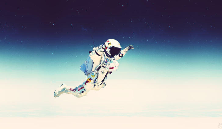 Red Bull Skydiver wallpaper