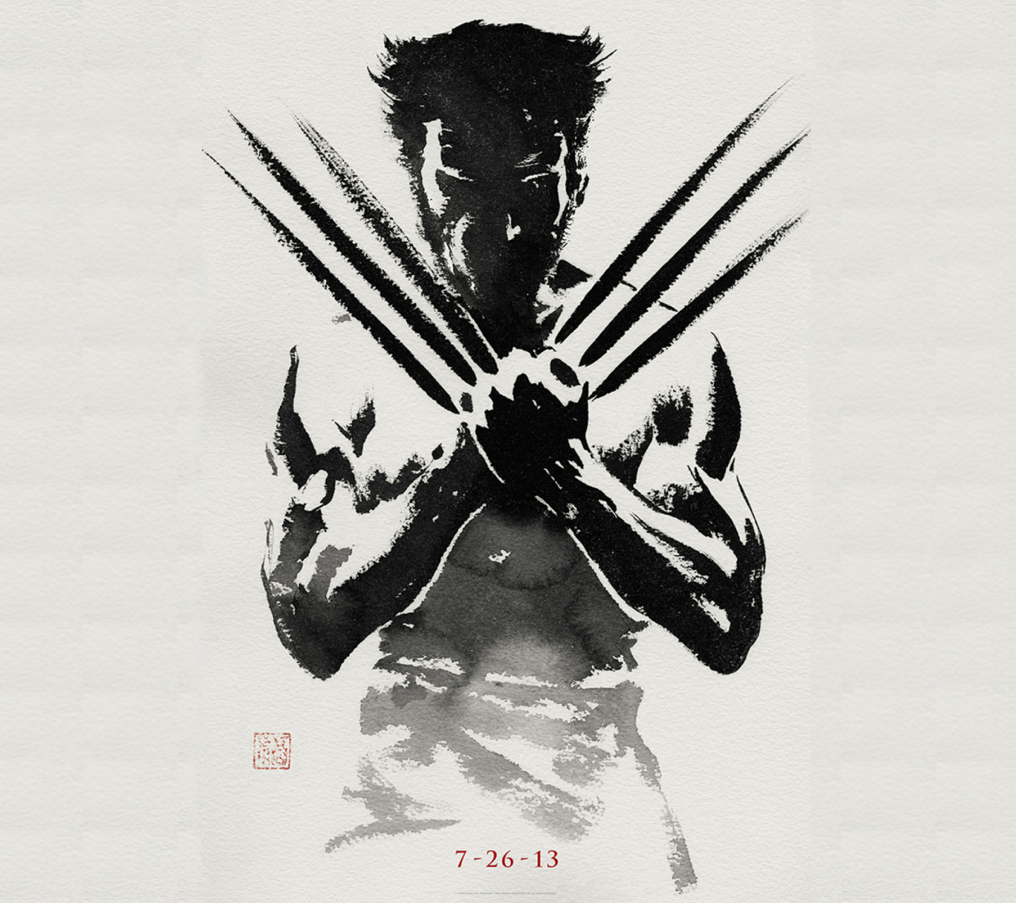 Das The Wolverine 2013 Wallpaper 1440x1280