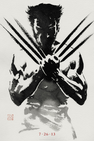 Fondo de pantalla The Wolverine 2013 320x480