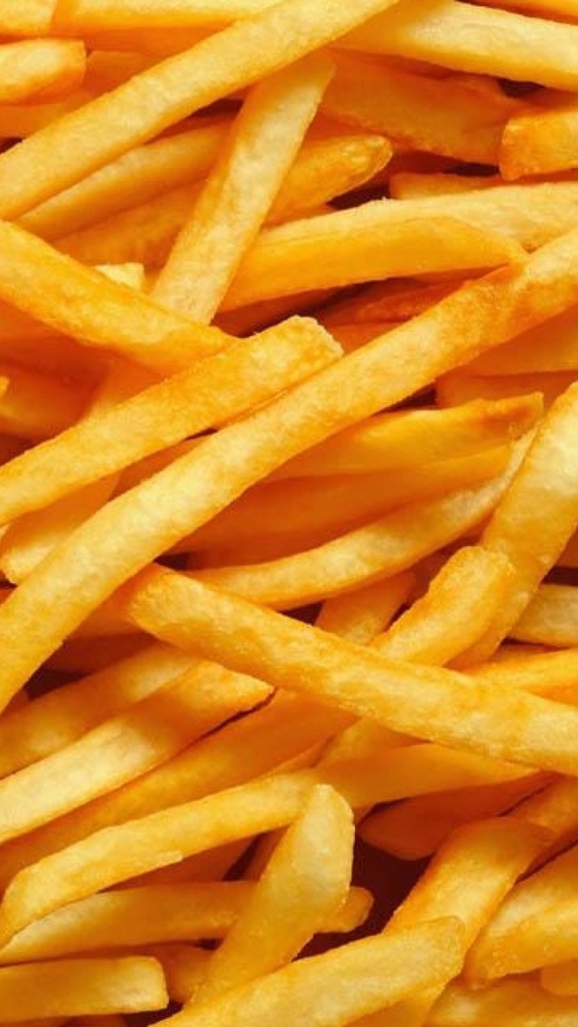 French Fries wallpaper 640x1136