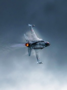 Fondo de pantalla F 16 Fighting Falcon 132x176