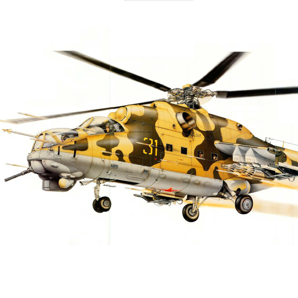 Mil Mi 24D wallpaper 1024x1024