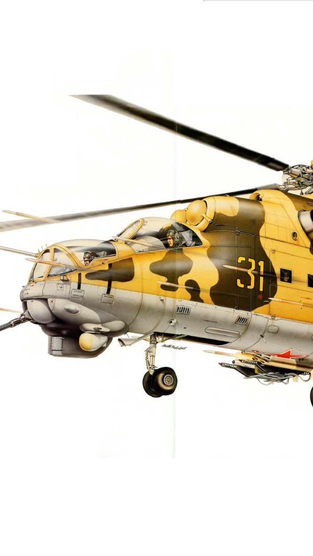 Mil Mi 24D wallpaper 1080x1920