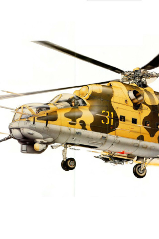 Mil Mi 24D wallpaper 320x480