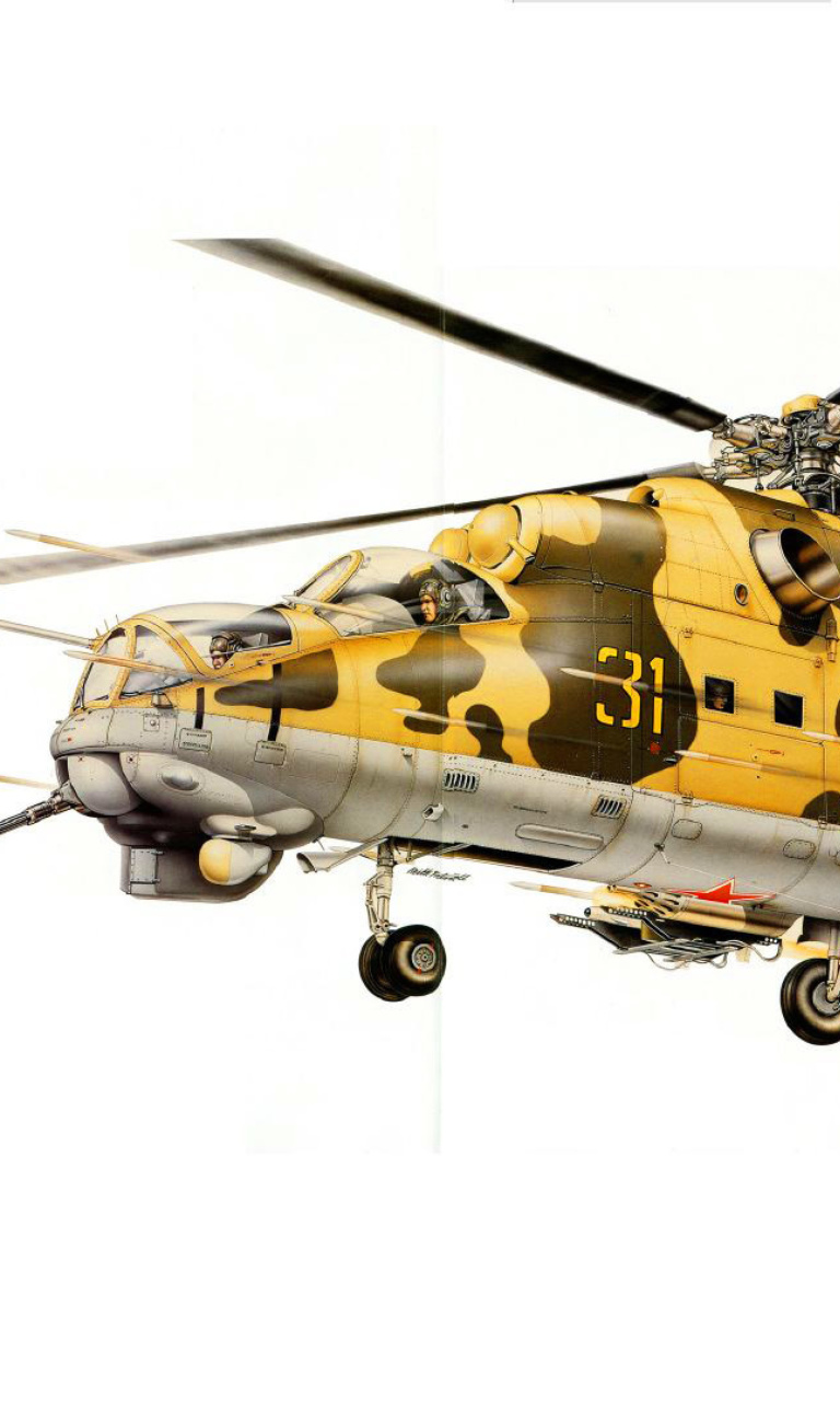 Mil Mi 24D wallpaper 768x1280