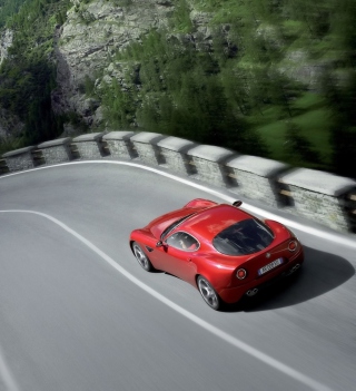 Red Alfa Romeo sfondi gratuiti per iPad mini