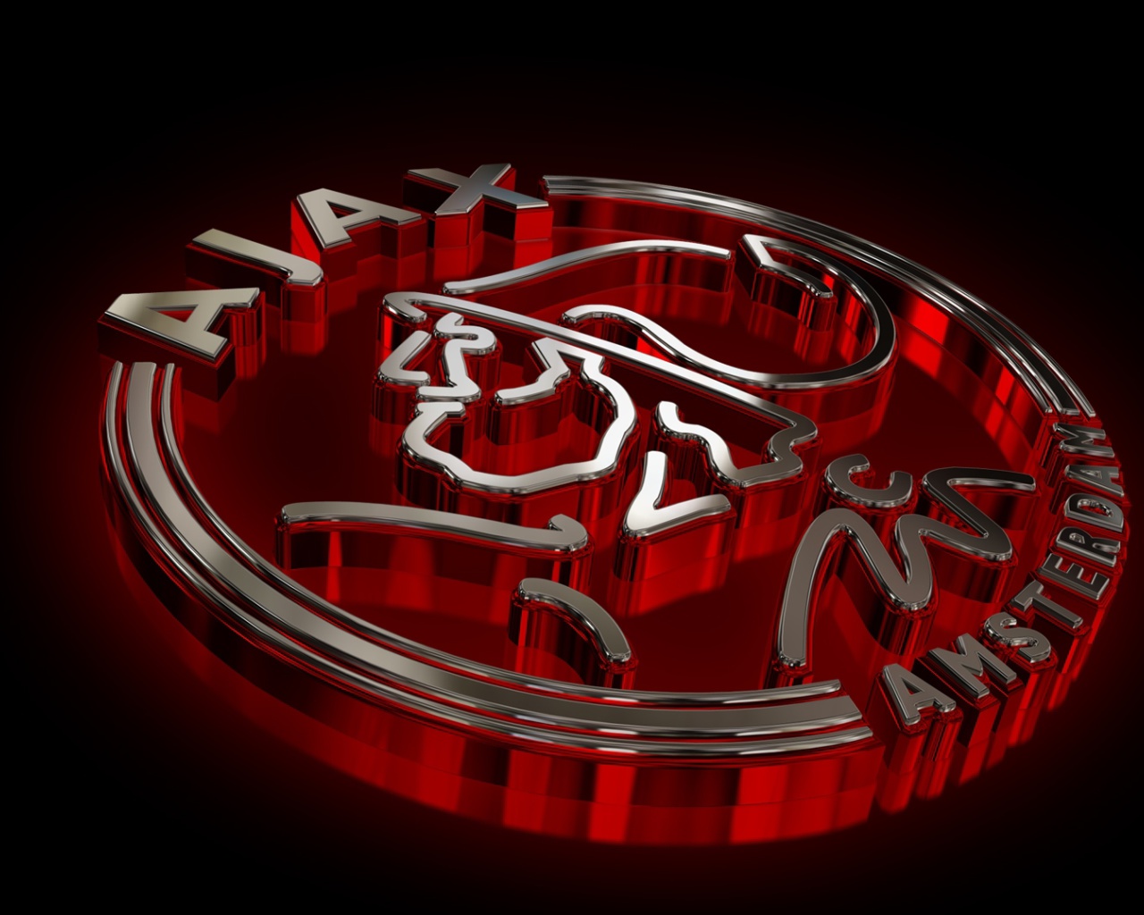 Screenshot №1 pro téma AFC Ajax Logo 1280x1024