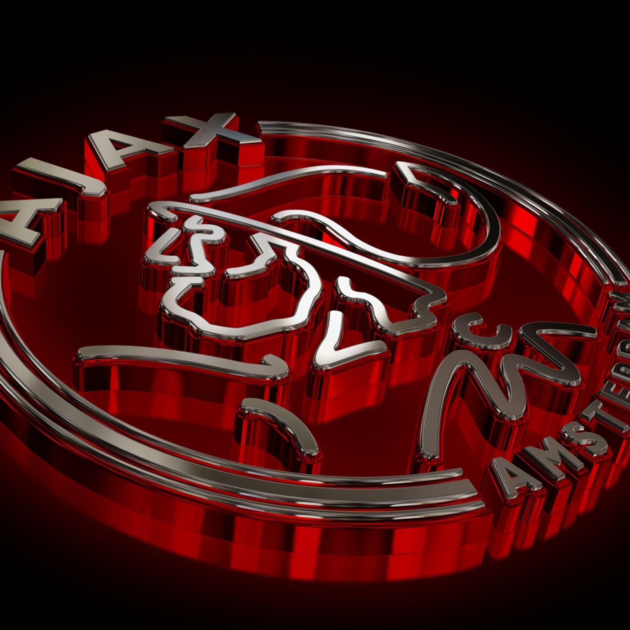 Fondo de pantalla AFC Ajax Logo 2048x2048