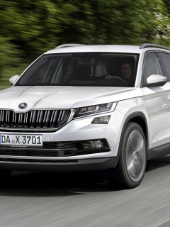 Das Skoda Kodiaq SUV Wallpaper 240x320