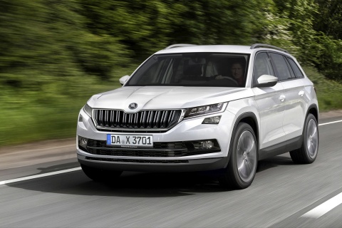 Das Skoda Kodiaq SUV Wallpaper 480x320