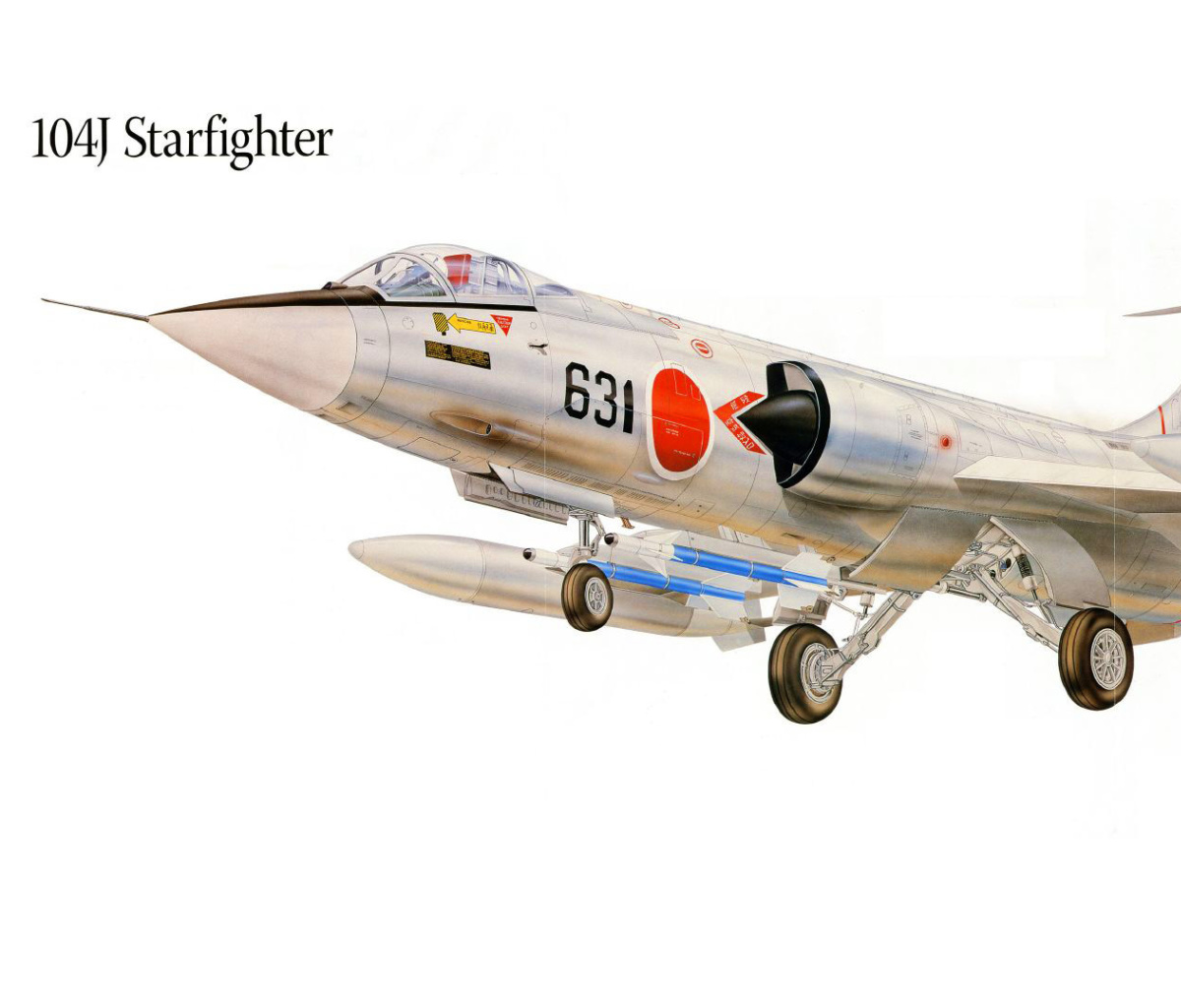 Fondo de pantalla F 104J Starfighter Plastic Model 1200x1024