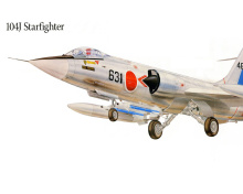 Das F 104J Starfighter Plastic Model Wallpaper 220x176