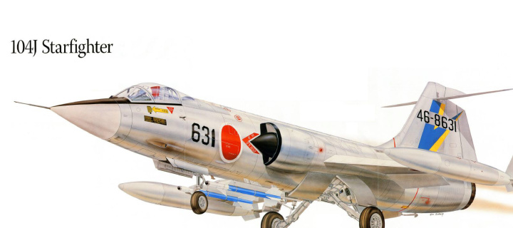 Screenshot №1 pro téma F 104J Starfighter Plastic Model 720x320
