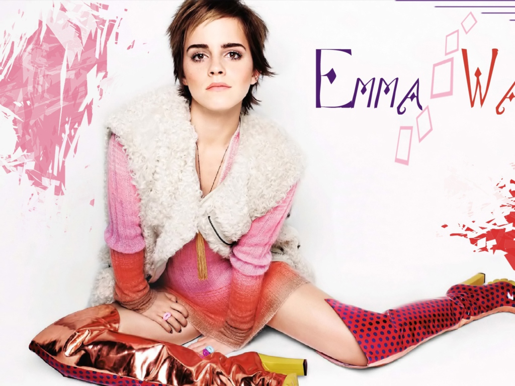 Fondo de pantalla Emma Watson 1024x768