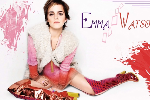Das Emma Watson Wallpaper 480x320