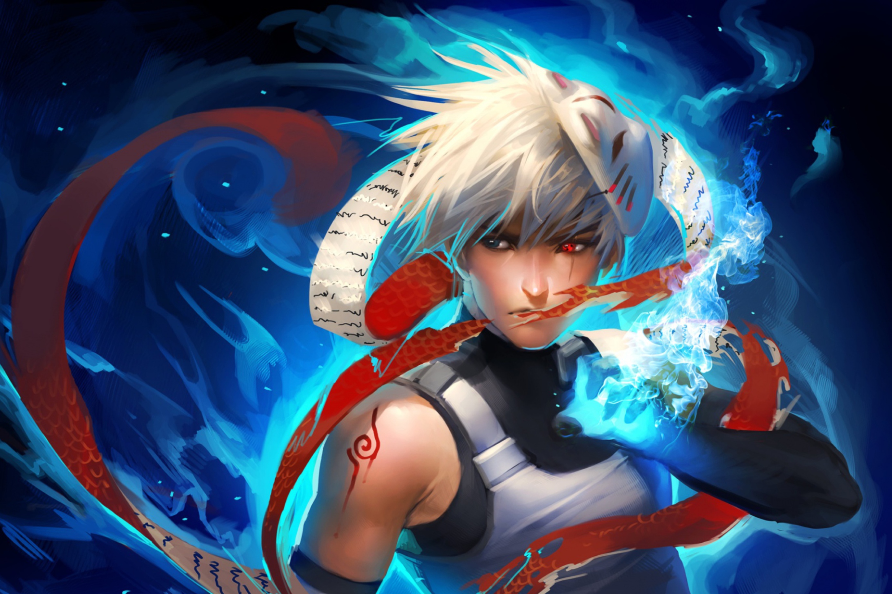 Screenshot №1 pro téma Younger Kakashi 2880x1920