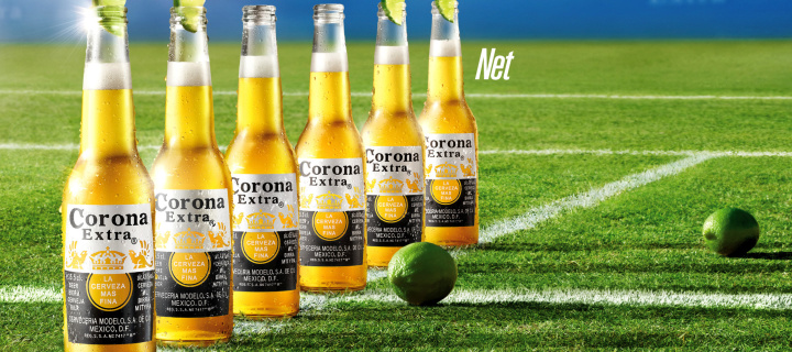Обои Corona Extra Beer 720x320