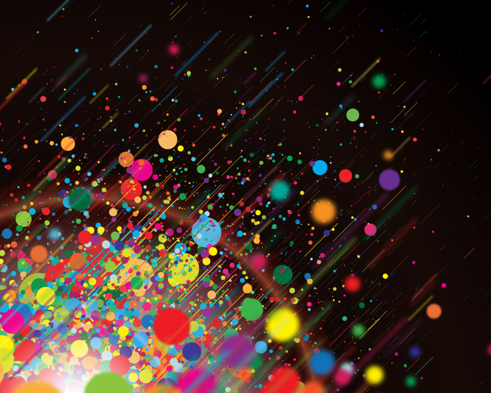 Abstract Colorful Colorful Dots screenshot #1 1600x1280
