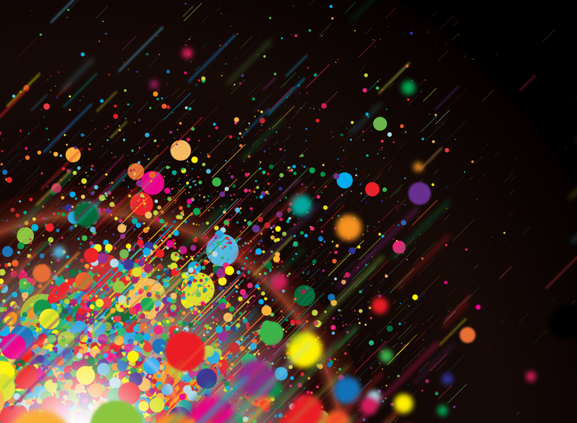 Abstract Colorful Colorful Dots screenshot #1 1920x1408