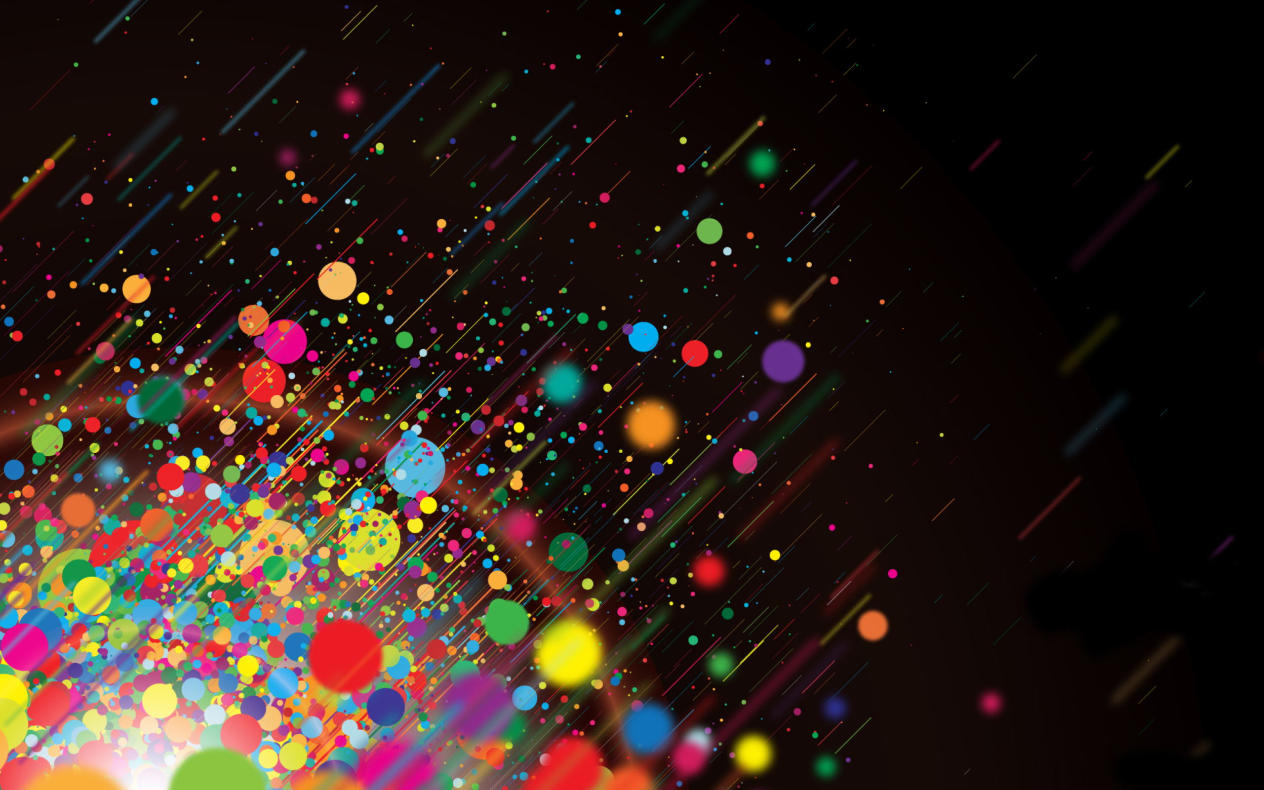 Abstract Colorful Colorful Dots wallpaper 2560x1600