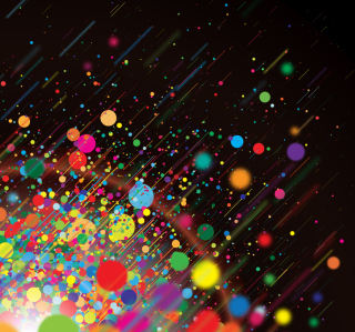 Free Abstract Colorful Colorful Dots Picture for 1024x1024