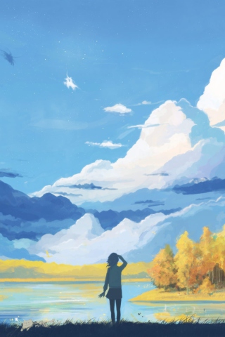 Waiting For You wallpaper 320x480