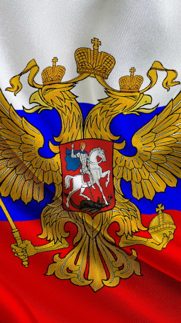 Das Russian Federation Flag Wallpaper 360x640