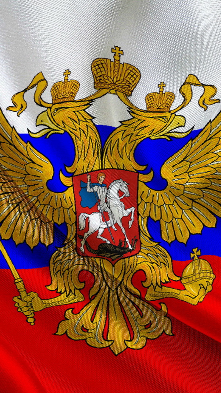 Fondo de pantalla Russian Federation Flag 750x1334
