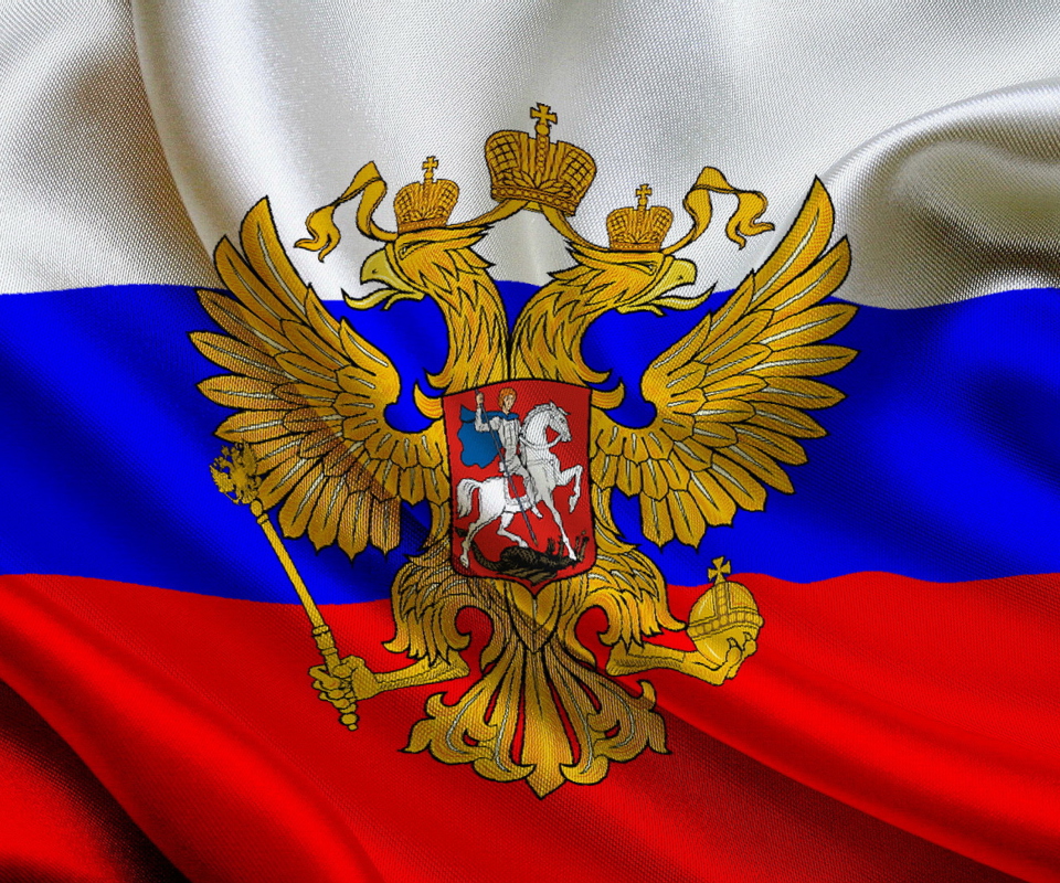 Обои Russian Federation Flag 960x800