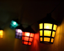 Das Lamps Lights Wallpaper 220x176