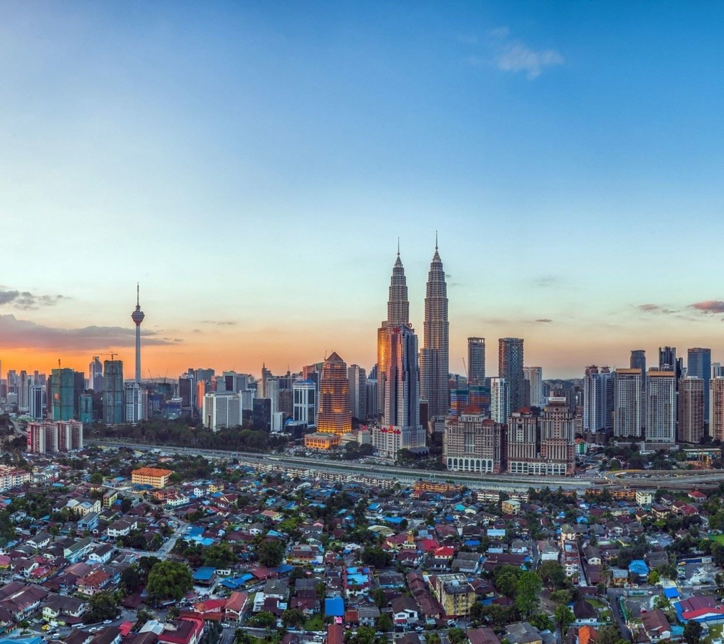 Fondo de pantalla Kuala Lumpur Panorama 1440x1280